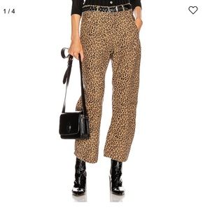 Nili Lotan Emerson leopard print pant